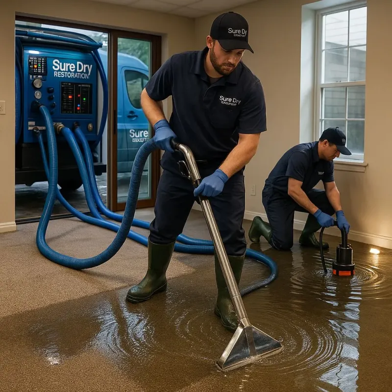 Water Extraction and Removal process in Saint Clair, MI